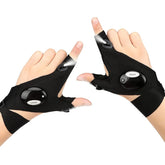 Night Beam Fingerless LED Gloves