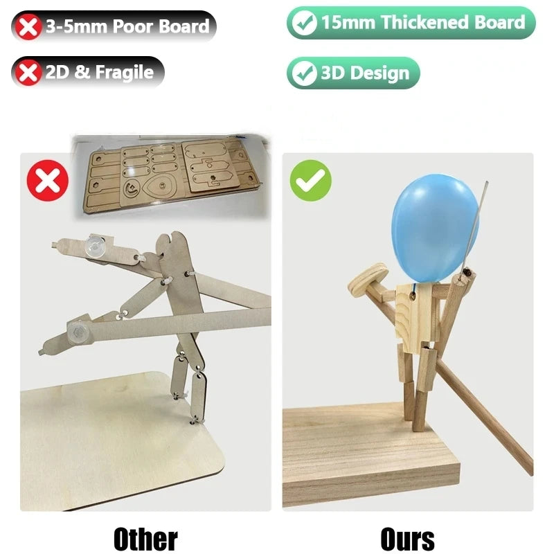 Wooden Balloon Battle Game