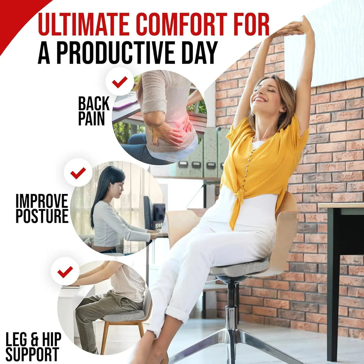 ComfortPro Gel Seat Cushion